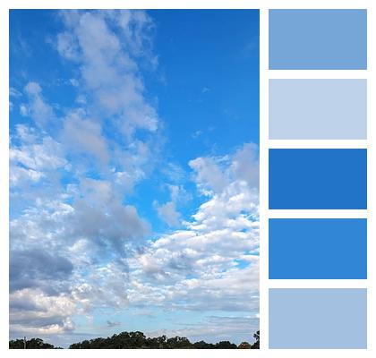 Clouds Blue Sky Atmosphere Image